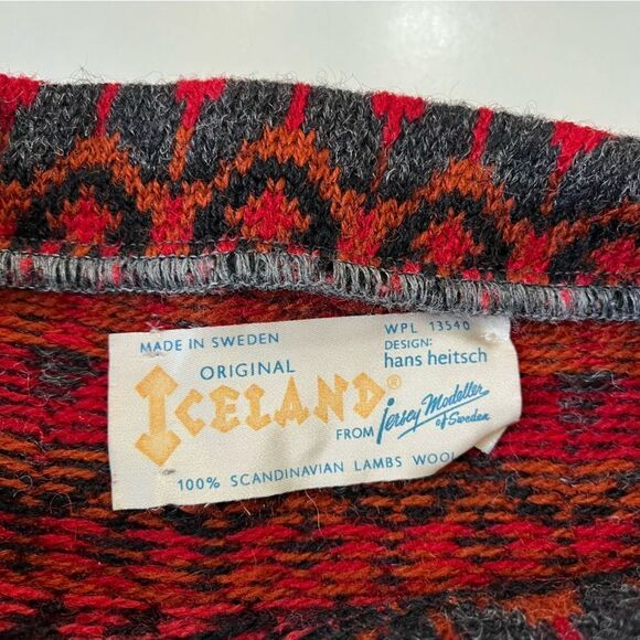 Vintage Jersey Modeller Of Seeden Wool 60’s Sweater M - Picture 6 of 9